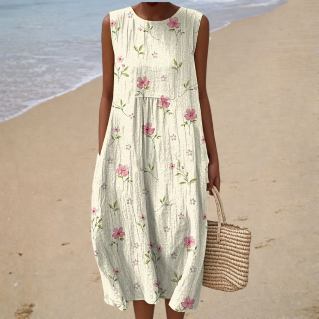Faustine - Comfortable Sleeveless Summer Dress