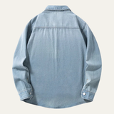 The Meadowlark Hill Men’s Vintage Denim Smart Shirt