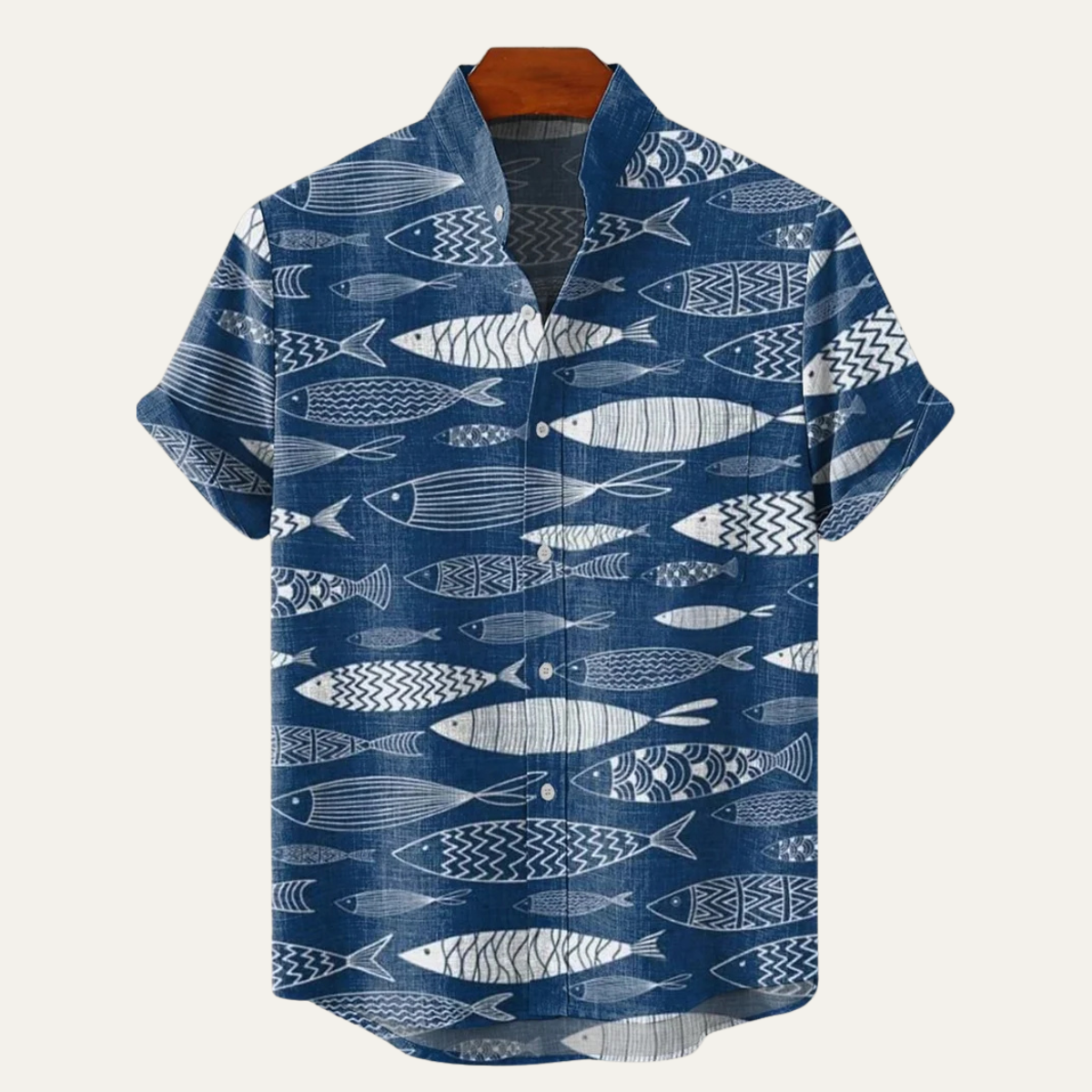 The Fairbrook Lane Men’s Retro Linen Hawaiian Beach Shirt