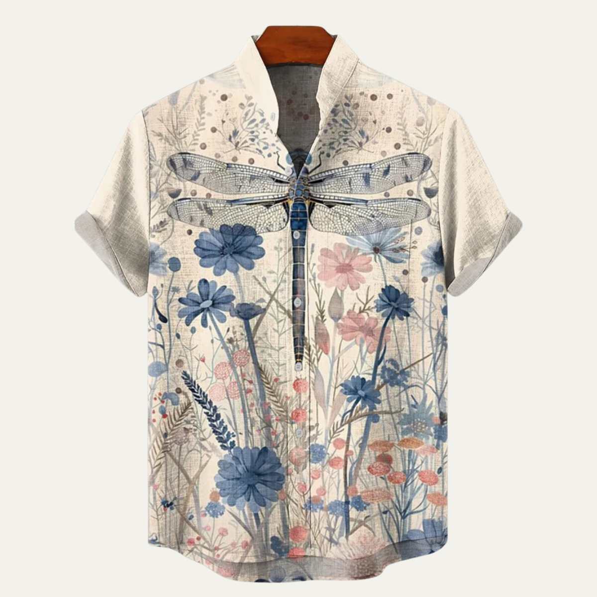 The Fairbrook Lane Men’s Retro Linen Hawaiian Beach Shirt