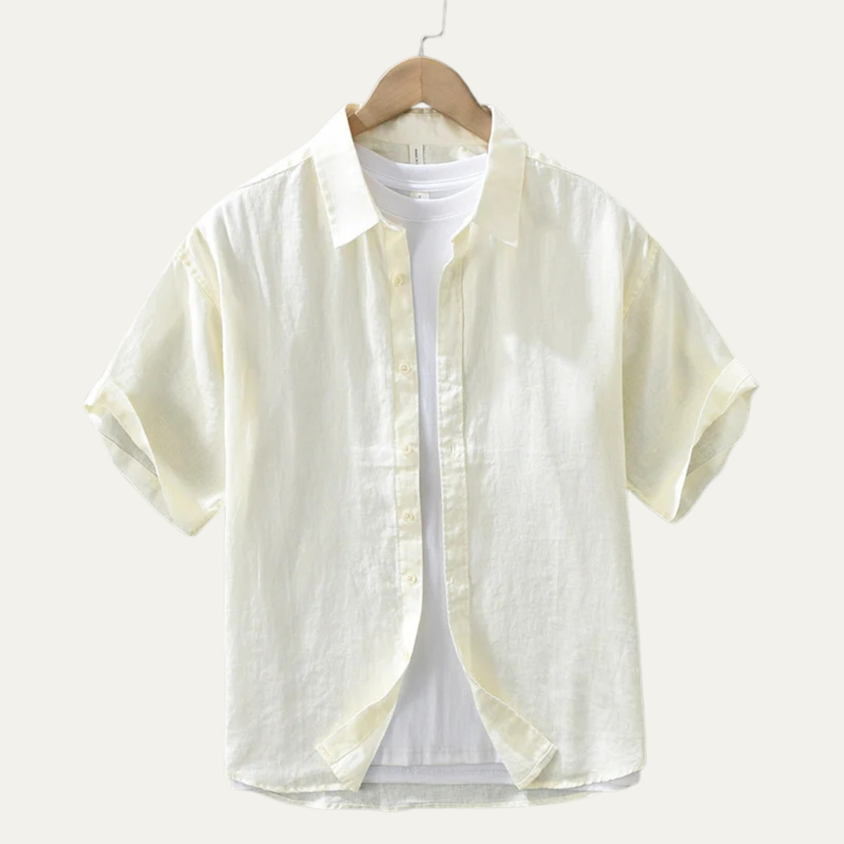 The Willow Lake Men’s Linen Slim Fit Breathable Shirt