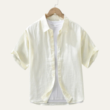 The Willow Lake Men’s Linen Slim Fit Breathable Shirt