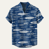 The Fairbrook Lane Men’s Retro Linen Hawaiian Beach Shirt