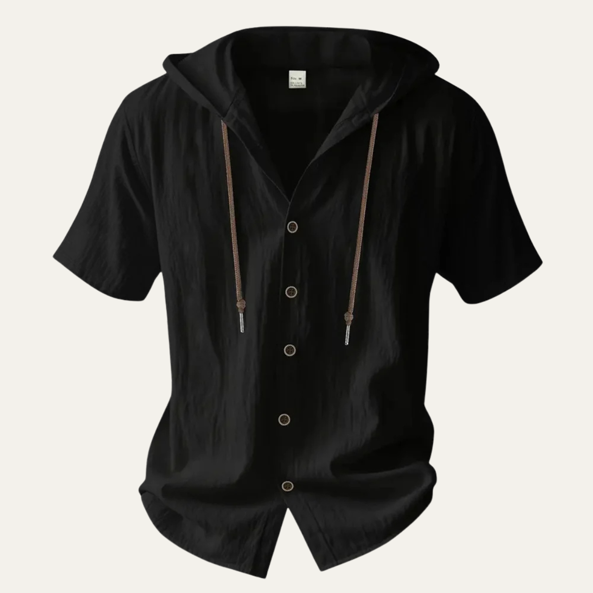 The Fairhaven Ridge Men’s Lightweight Hooded Cotton Linen Shirt