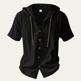 The Fairhaven Ridge Men’s Lightweight Hooded Cotton Linen Shirt