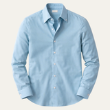 The Oakwood Park Men’s Collar Slim Fit Wrinkle Free Casual Shirt