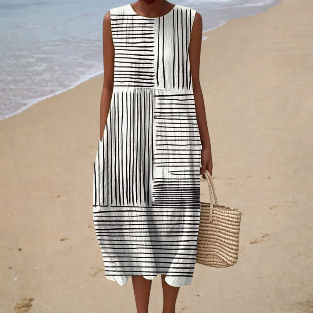 Vivienne - Comfortable Sleeveless Summer Dress