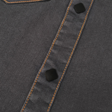 The Glenwood Court Men’s Vintage Dark Grey Denim Shirt