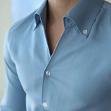 The Oakwood Park Men’s Collar Slim Fit Wrinkle Free Casual Shirt