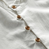 The Fairhill Men’s Japanese Style Linen Cotton Stand Collar Shirt