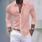 The Ashmont Men’s Slim Fit Gingham Long Sleeve Button Down Shirt