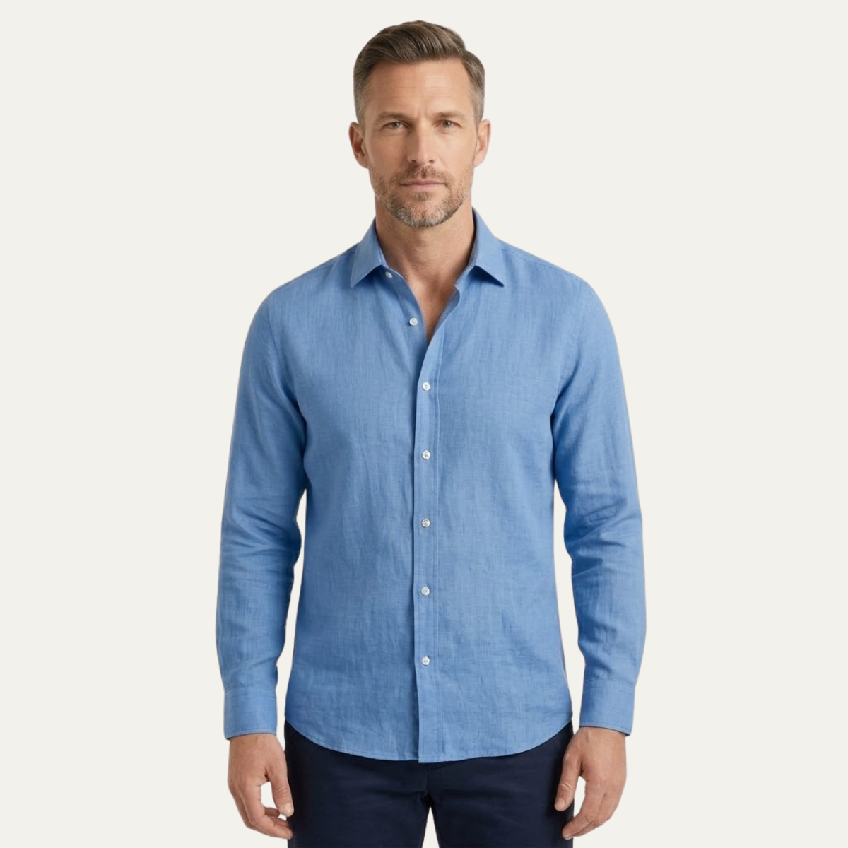 The Pinehurst Ridge Men’s Lightweight Summer Beach Linen Shirt