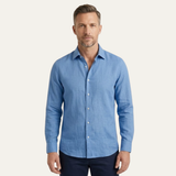 The Pinehurst Ridge Men’s Lightweight Summer Beach Linen Shirt