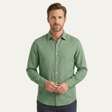 The Glenpark Ridge Men’s Linen Casual Button-Up Shirt