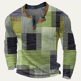 The Bluefield Men’s Textured Patchwork Design Polo Shirt