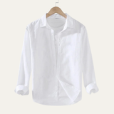 The Stoneford Men’s Summer Linen Cotton Vintage Shirt