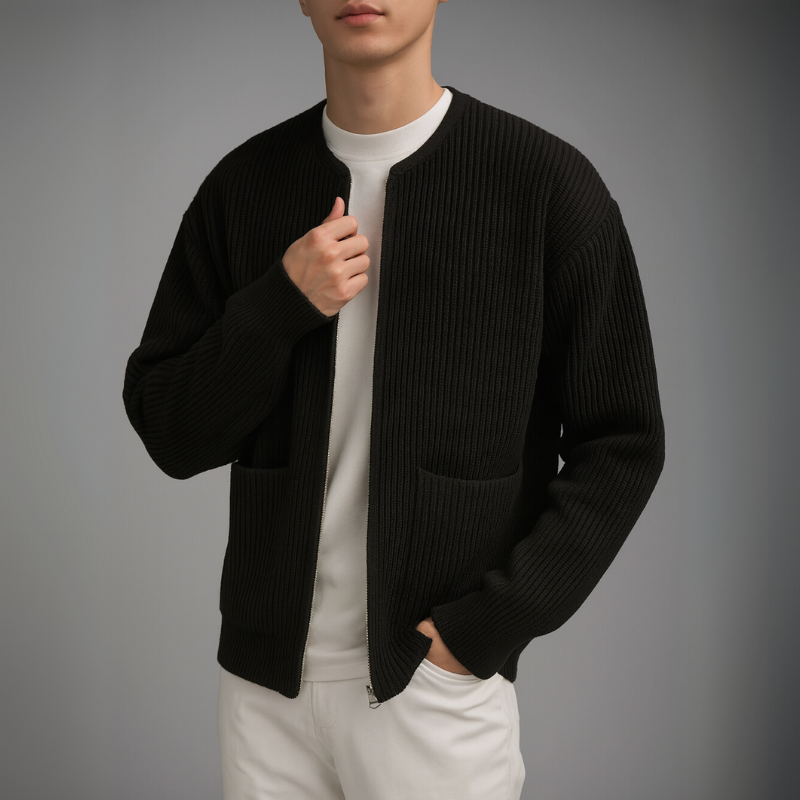 Calvin | Zip-Up Sleeveless Jacket