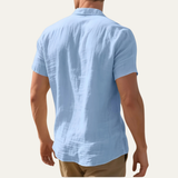 The Westmount Men’s Lightweight Linen Button-Up Shirt