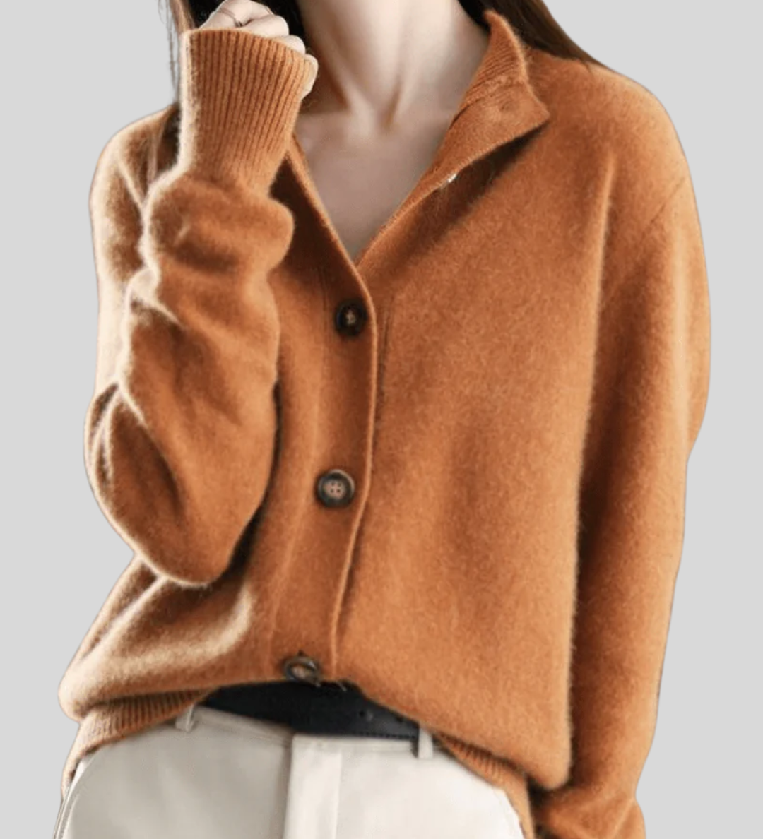 Stéphanie | Vintage-Inspired Cashmere Cardigan