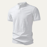 The Oakridge Hill Men’s Classic Textured Summer Polo Shirt