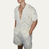 The Briarstone Men’s Vintage Hollow Out Knit Summer Top