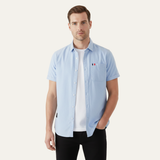 The Salerno Men’s Slim Fit Cotton Button-Up Shirt