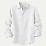 The Oakcrest Hill Men’s Casual Summer Beach Linen Shirt
