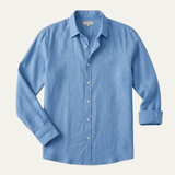 The Pinehurst Ridge Men’s Lightweight Summer Beach Linen Shirt