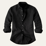 The Brookfall Ridge Men’s Trendy Summer Beach Linen Shirt