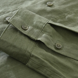 The Greenmeadow Men’s 100% Linen Casual Summer Shirt