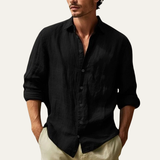 The Summerville Men’s Lightweight Button-Down Cotton Shirt