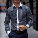 The Harwood Men’s Multicolour Vertical Stripe Casual Shirt