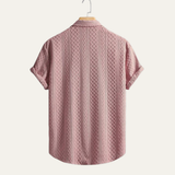 The Timberlake Ridge Men’s Casual Textured Button-Up Shirt