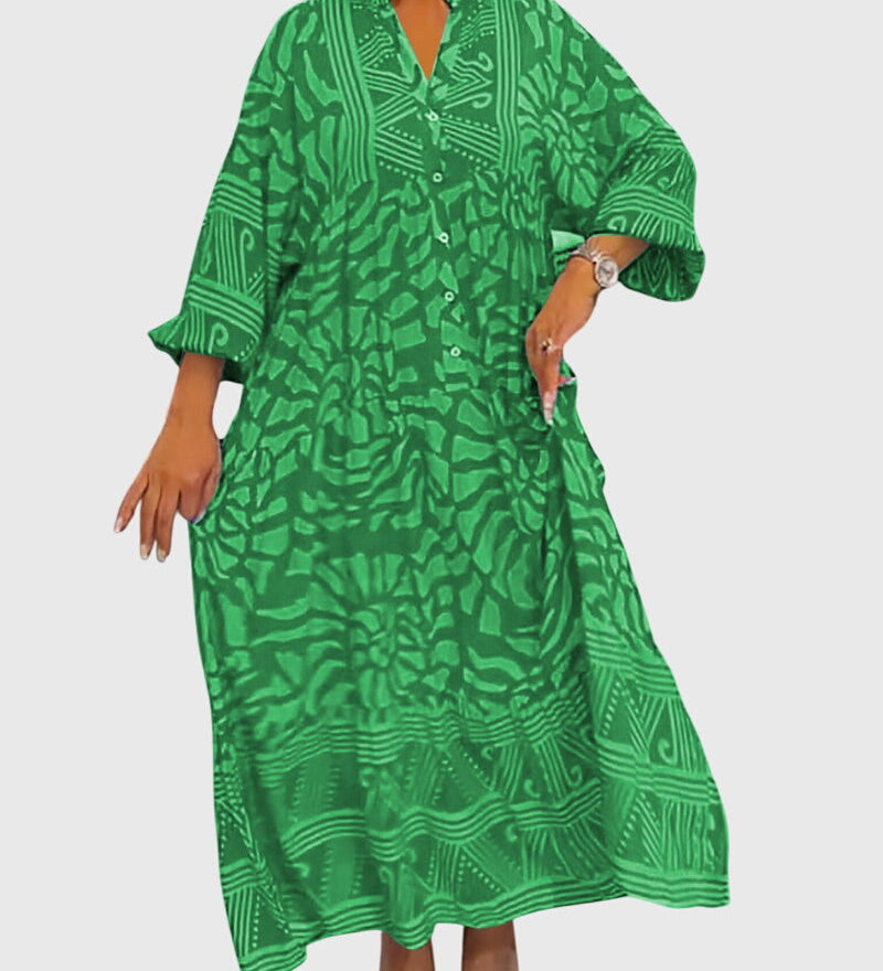 Mckinley | Maxi Dress with Elegant Print
