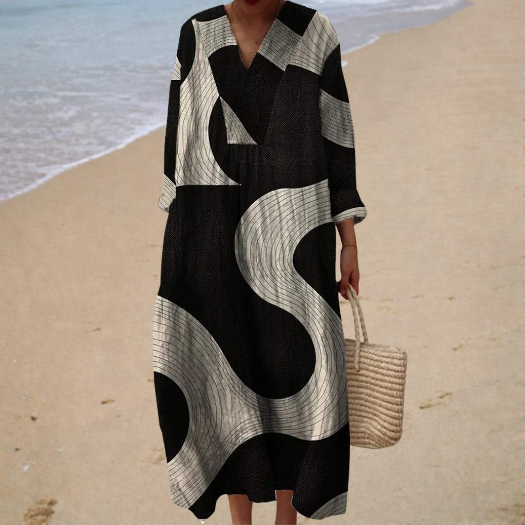 Ophélie - Flattering Printed Summer Dress