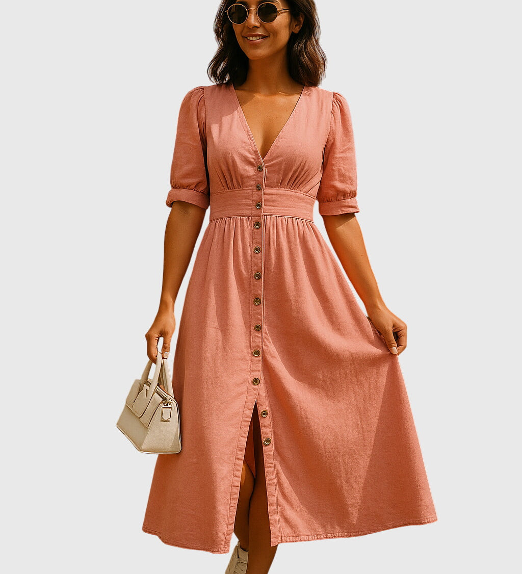 Jacqueline | Elegant Denim Dress