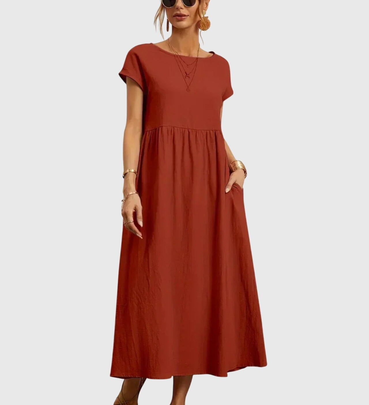 Giselle | Casual Dress with Pockets