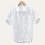 The Ashwater Men’s 100% Cotton Casual Shirt with Pocket