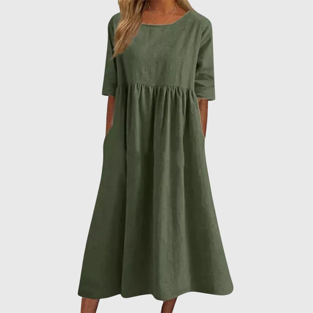 Haisley | Elegant Short Sleeve Dress