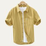 The Ashwater Men’s 100% Cotton Casual Shirt with Pocket