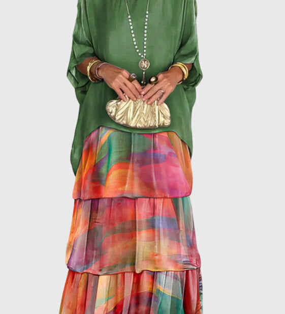 Patricia | Elegant Long and Flowing Dress