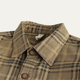 The Timbercrest Ridge Men’s Lightweight Checkered Cotton Shirt Jacket