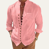 The Riverview Men’s Retro Multi Button Casual Summer Shirt
