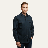 The Cedarfield Men’s Solid Colour Multi Pocket Soft Cargo Shirt