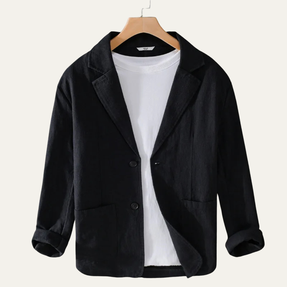 The Elmstead Men’s Solid Colour Casual Linen Blazer