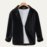 The Elmstead Men’s Solid Colour Casual Linen Blazer