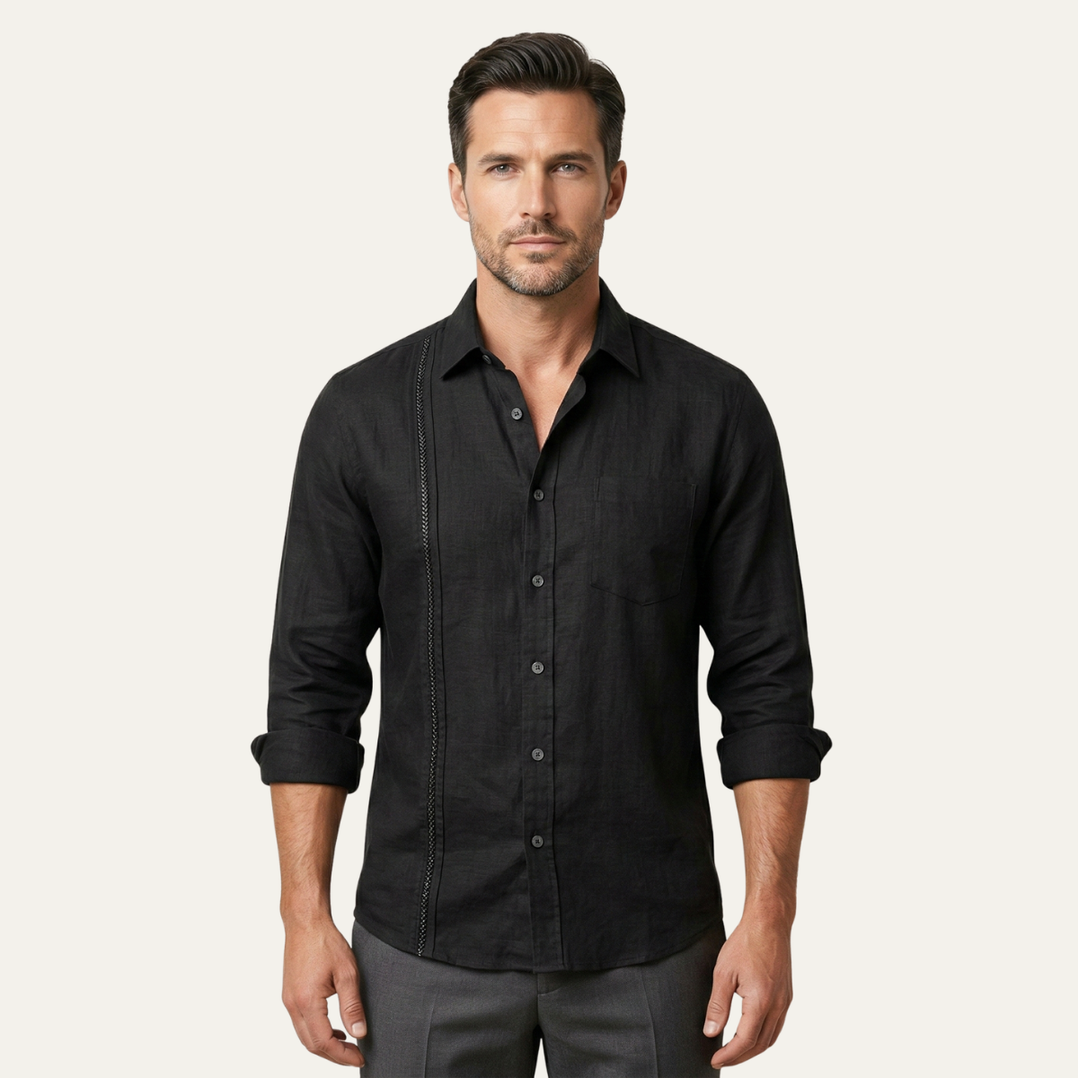 The Ridgehaven Men’s Button-Up Casual Beach Shirt