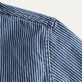 The Ridgepark Men’s Casual Vintage Striped Denim Shirt Jacket