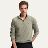 The Blackwell Men’s Half Zip Long Sleeve Casual Sweatshirt