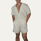 The Briarstone Men’s Vintage Hollow Out Knit Summer Top
